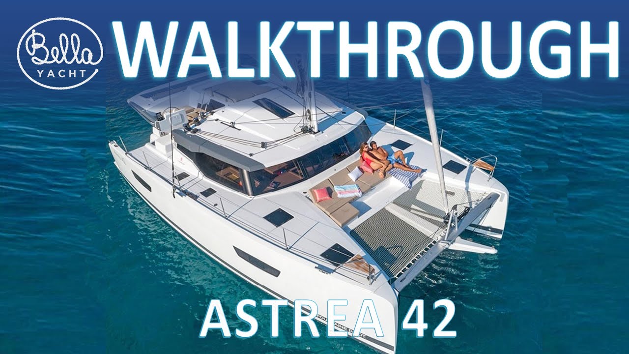 Walkthrough video Catamaran Fountaire Pajot Astrea 42