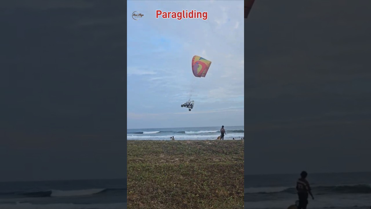 Paragliding in rushikonda beach 🪂 Visakhapatnam || 