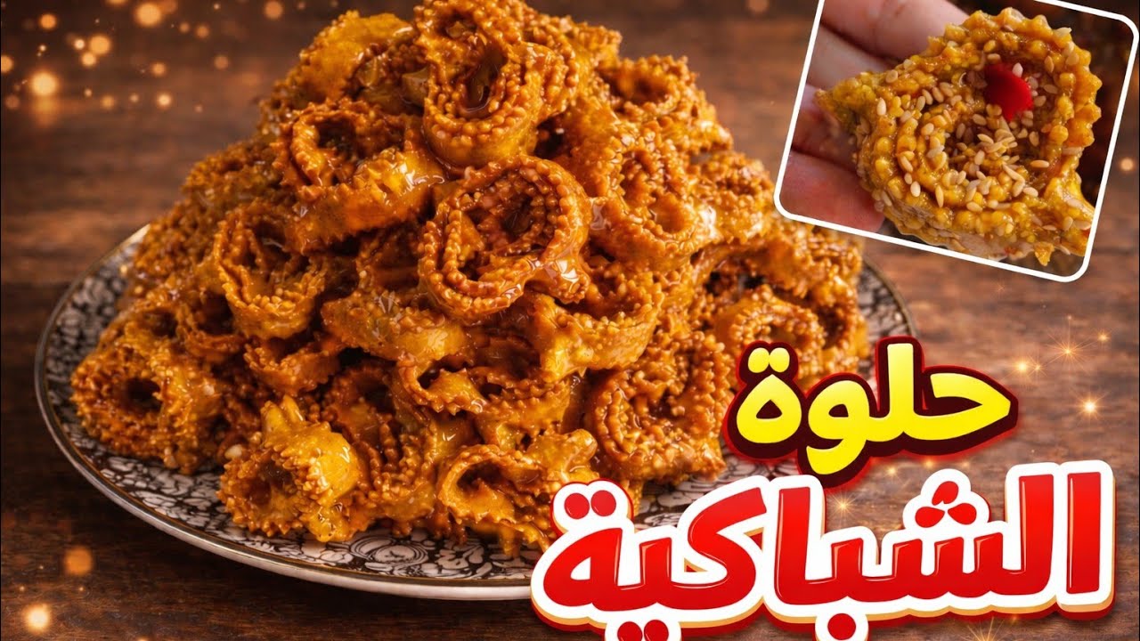 معسلات رمضان🌙2026 بنصف كيلو دقيق وكأس زنجلان حضري احسن شباكية همة ومذاق وباسهل الطرق  