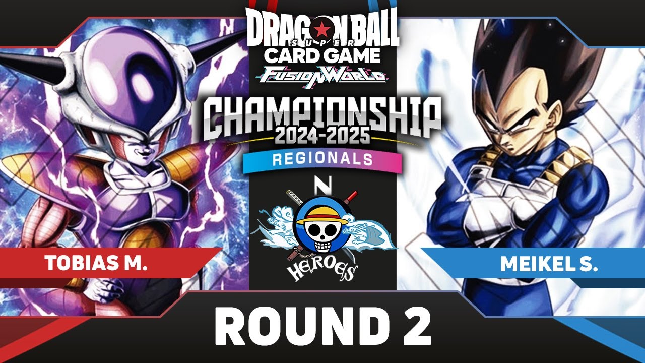 ROUND 2 | FS04 FRIEZA VS FS02 VEGETA | FUSION WORLD OFFLINE REGIONALS | noHEROES | FB02