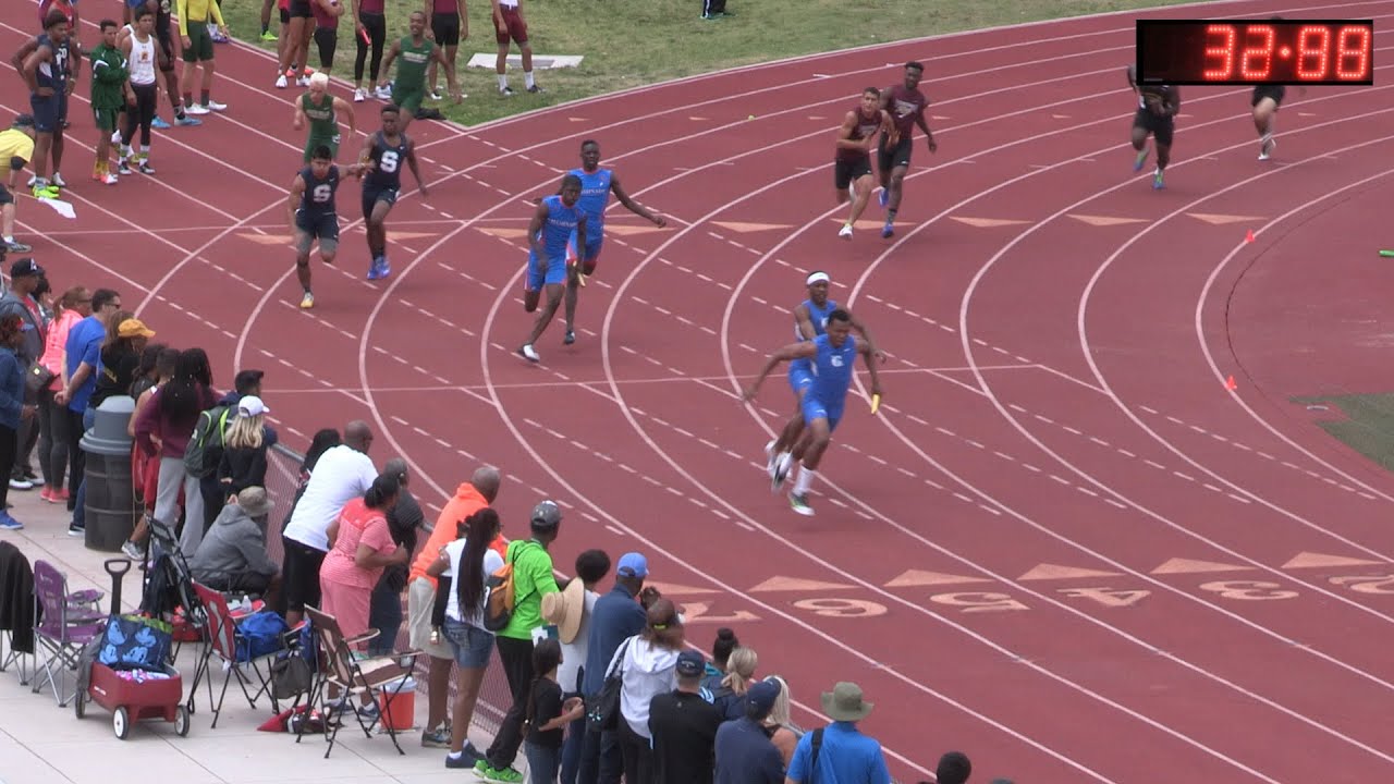 2016 TF - CIF-SS D3 Prelims - Boys 4 x 100M Relay (5 Heats)