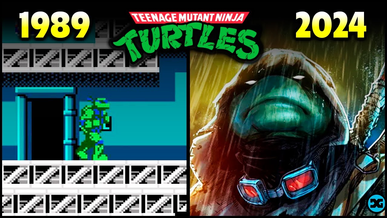 Эволюция игр TMNT (1989 - 2024) - [52 игры] Teenage Mutant Ninja Turtles