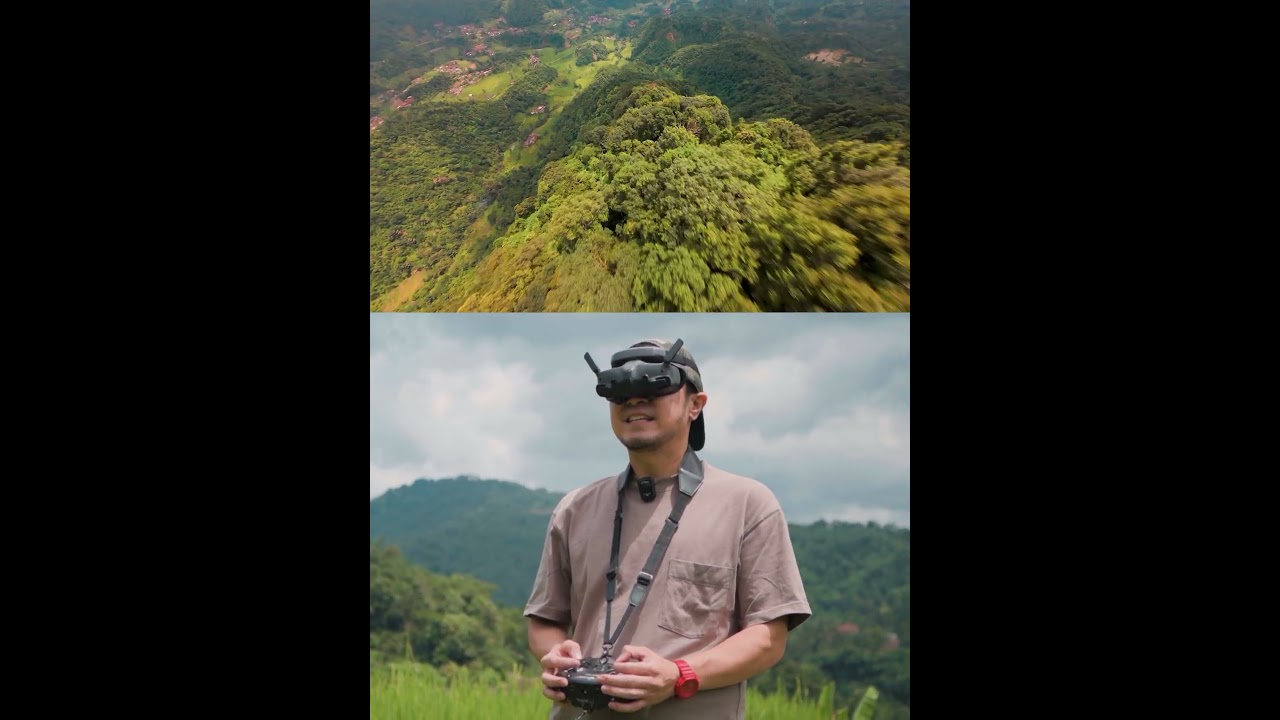 Tour Fpv Terasering Cisalada yang viral karena Indah banget