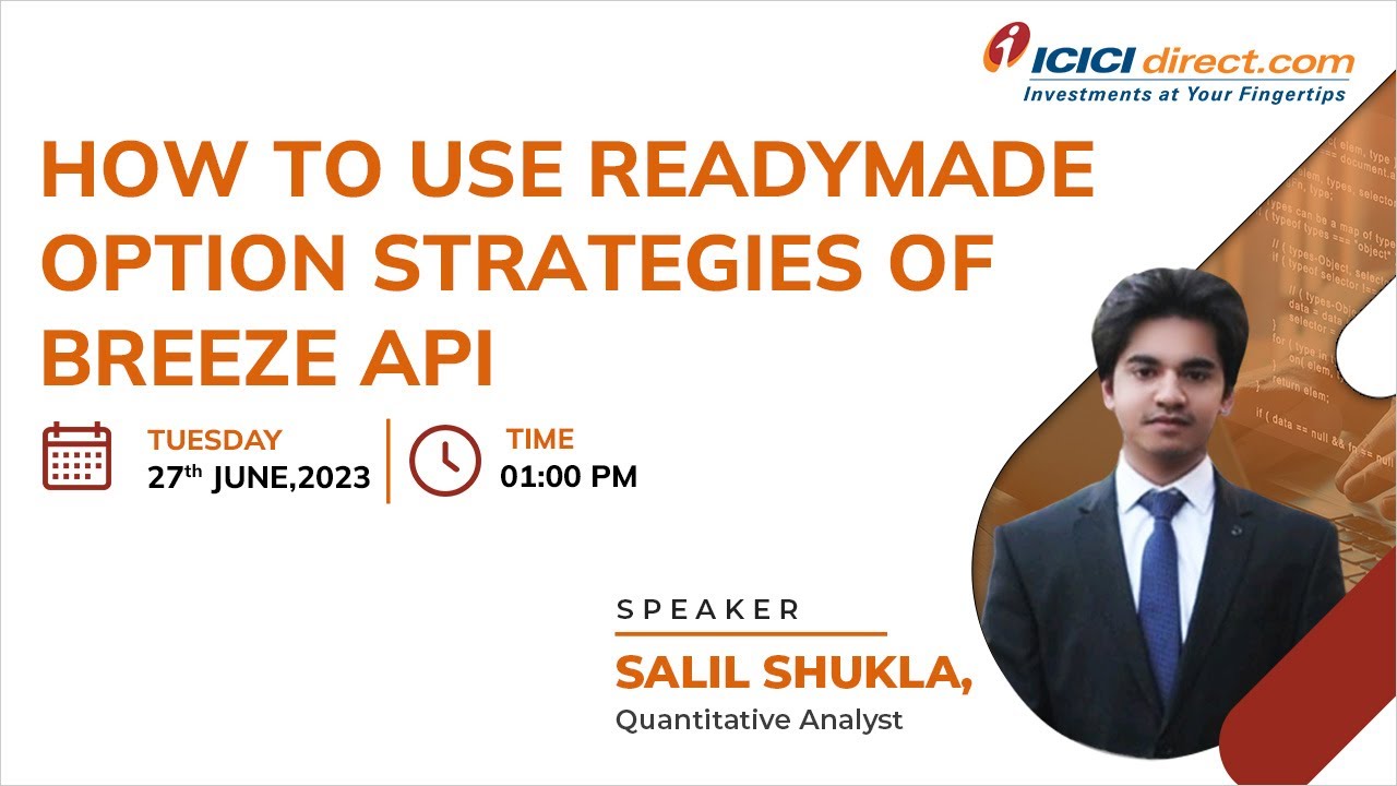 How To Use Ready Made Option Strategies Of Breeze API