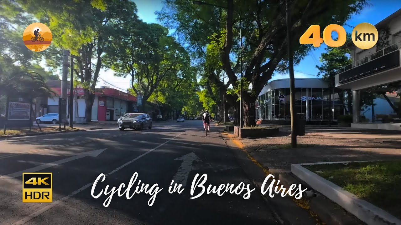 Day to Night Cycling in Buenos Aires 🌇🚴 | Epic Ride to San Isidro - 4K HDR