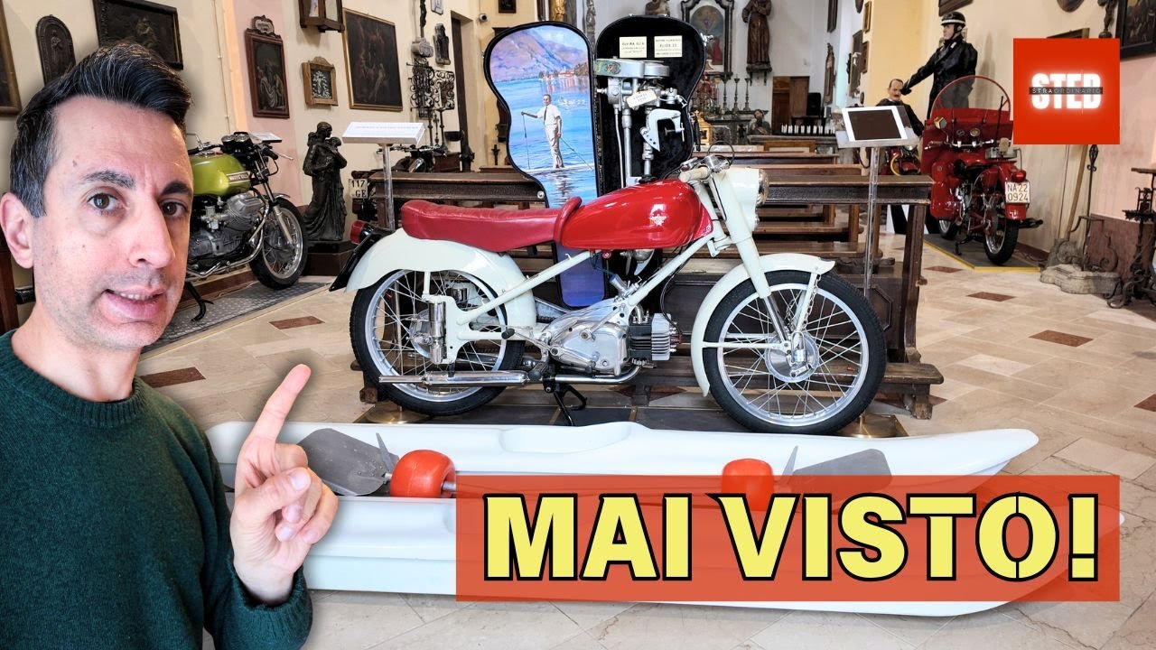 MOTO e INVENZIONI GENIALI dentro una CHIESA SCONSACRATA!