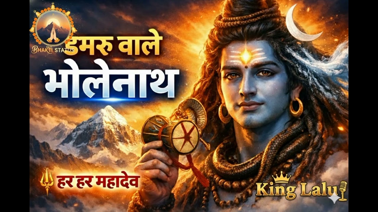 डमरू वाले भोलेनाथ - हर हर महादेव | महाकाल स्टेटस 2026