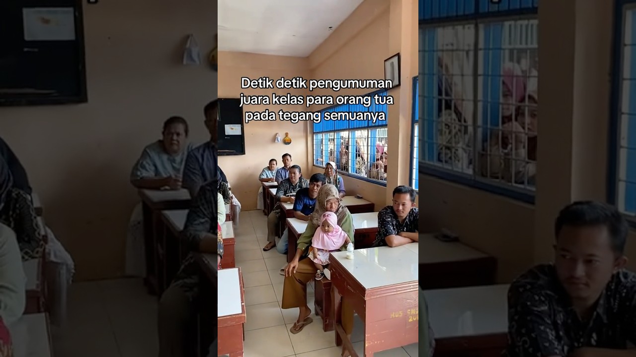 Pengumuman juara&rdquo;orang tua pada tegang