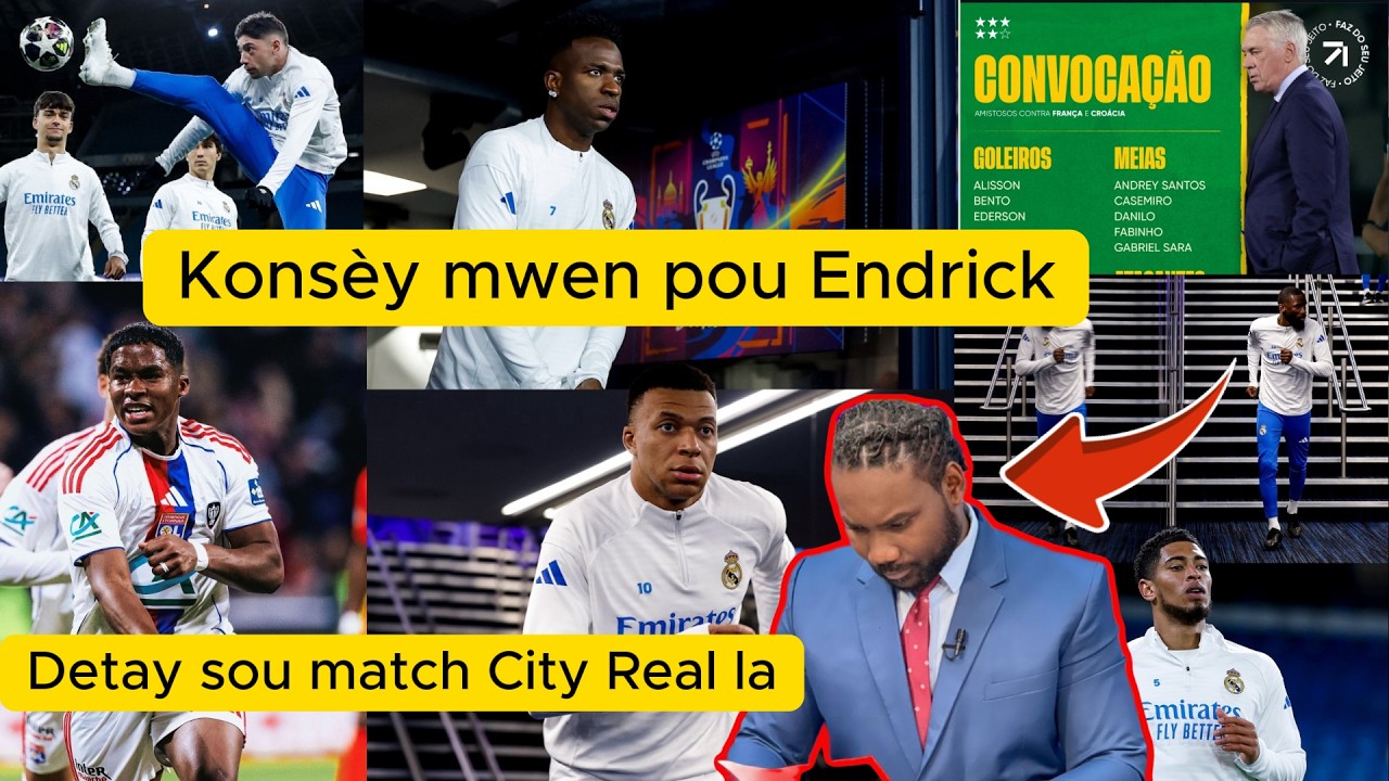 Si Arbeloa titularize Mbappe se pou problèm ni . men konsey Gregory pou Endrick . Demen Real dwe pri