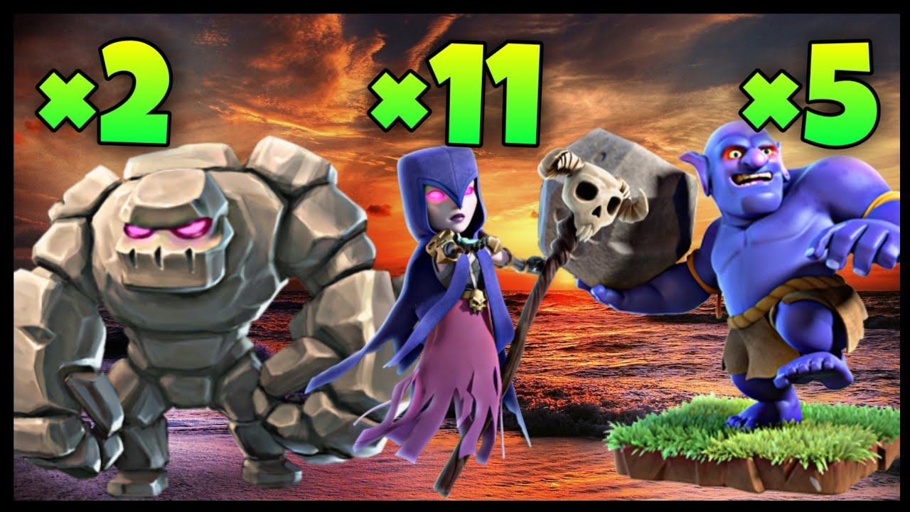 Th9 GoWiBo (Golem + Witch + Bowler) War Attack Strategy | Part 9 | Clash of Clans