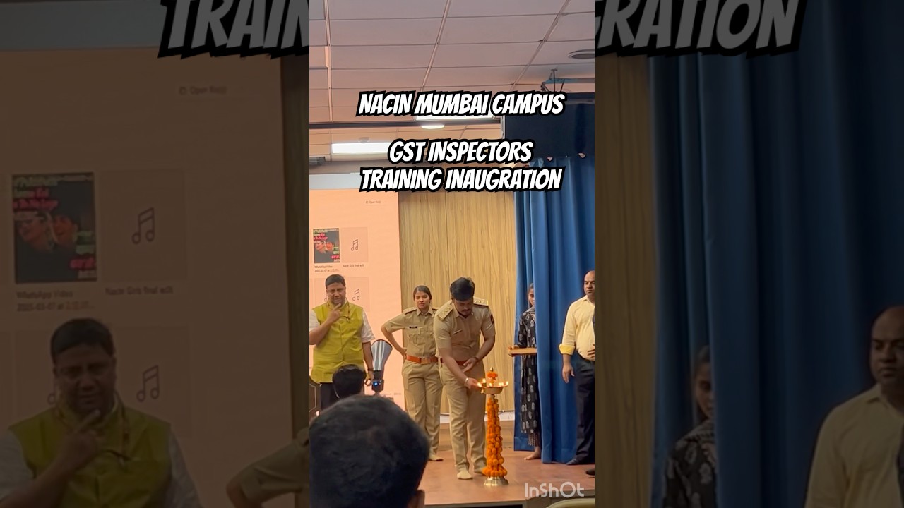 NACIN Mumbai campus. GST Inspectors training center 💯 #nacin #training #viralshorts