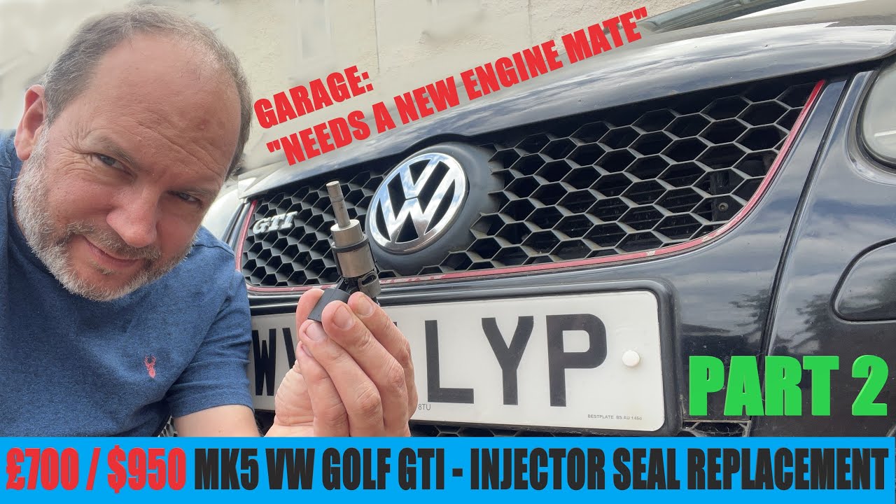 My CHEAP Mk5 Golf GTi is STILL Broken - But There is Progress - Injector Seal Replacement