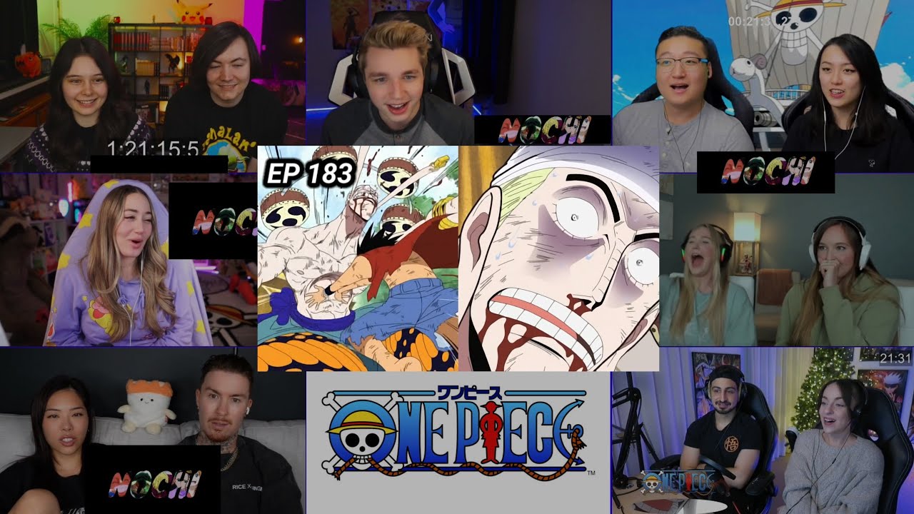 One Piece | Luffy Vs Eneru!!! | Episode 183 | Reaction Mashup