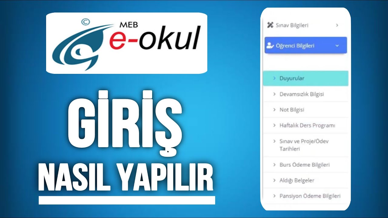 E-Okula Giriş Yapamıyorum | E-Okula Nasıl Girilir ?