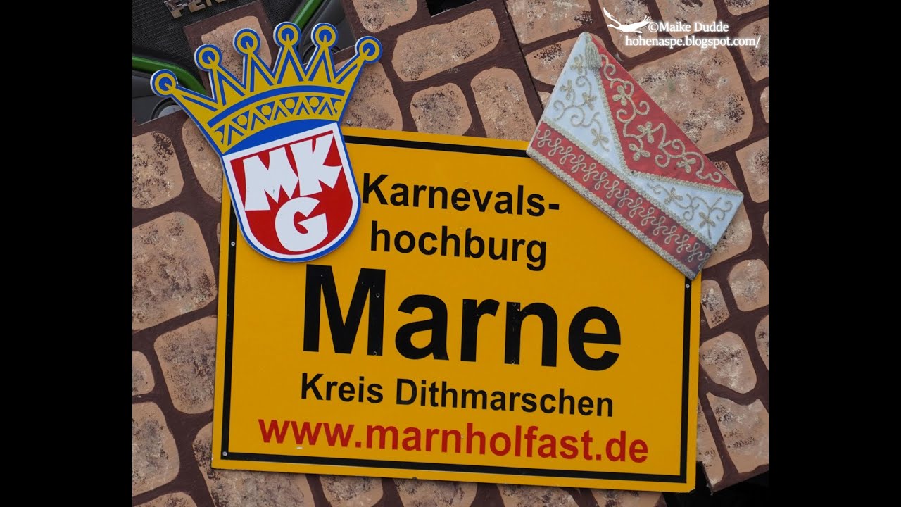 Bunter Straßenkarneval in Marne am Rosenmontag 2024