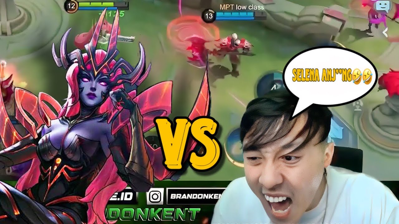 BKENT KETEMU SELENA JAGO !! BKENT SAMPE PUSING HAMPIR GILA LAWAN SELENA PAKAI LAYLA - MOBILE LEGENDS