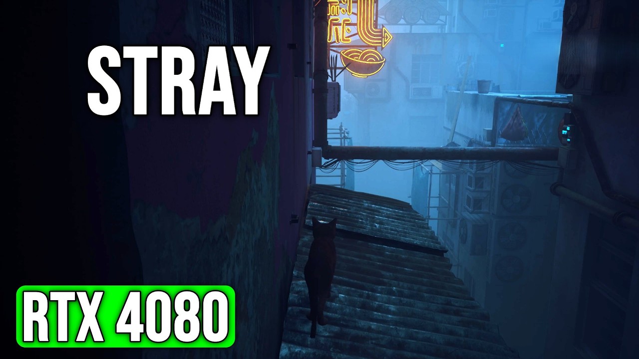 Stray on RTX 4080 Benchmark - FHD, 2K, 4K