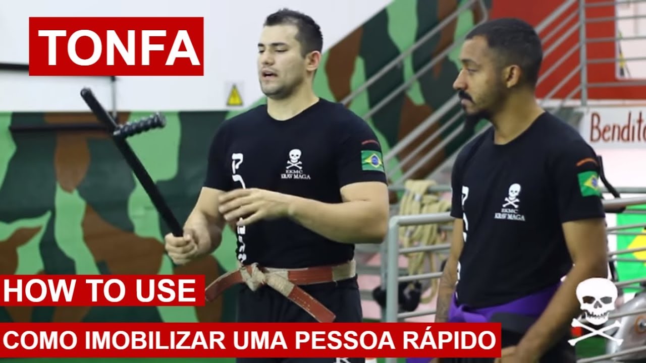 IMOBILIZAÇÃO COM TONFA - SEGURANÇA PRIVADA E POLICIAL - KRAV MAGA