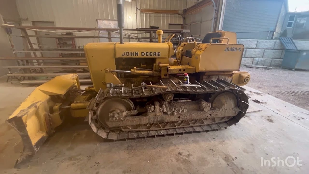 John Deere 450c Dozer transmission flush Part 3