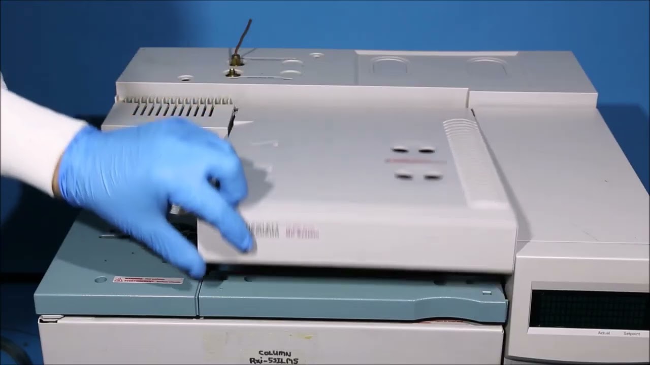 CDS Analytical 6200 Pyroprobe - Connecting the Pyroprobe to the GC Injection Port
