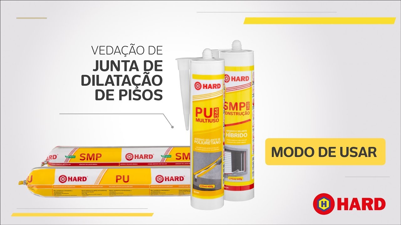 Como fazer a veda&ccedil;&atilde;o de junta de dilata&ccedil;&atilde;o em piso - Hard