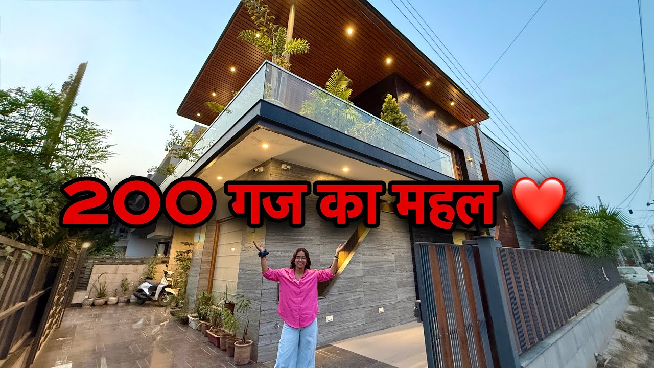 Inside a 200 Gaj 5 BHK Duplex Corner Luxury House Design | House Sale in Mohali | Home Tour 