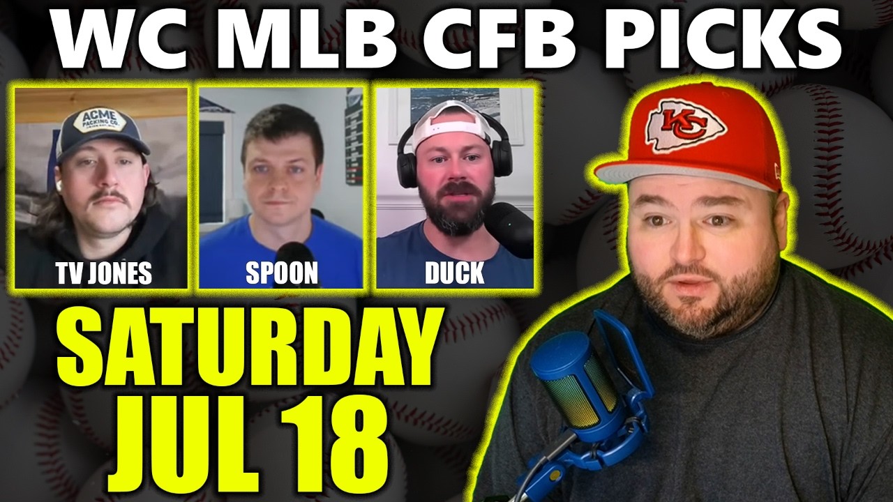 World Cup, MLB & College Football Picks with Kyle Kirms | Saturday July 18th
