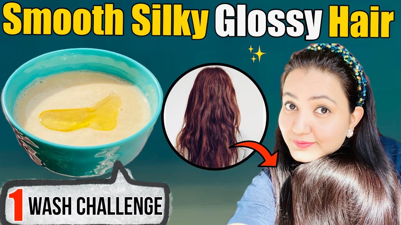 DIY Hair Conditioner : Shampoo से बस 5 Min पहले USE करें ये Remedy, पाएं Silky Glossy Smooth  Hair❤️