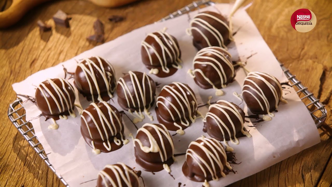 Trufas de chocolate con Nestl&eacute; Chocolater&iacute;a