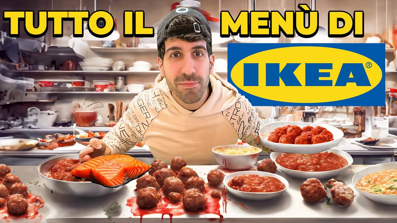 MANGIO TUTTO IL MENÙ DELL’IKEA ( Ci son rimasto male)