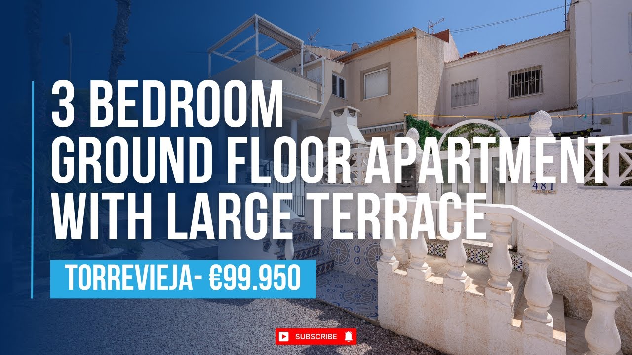 €99.950 - 3 Bedroom Apartment For Sale - Torrevieja - Spain