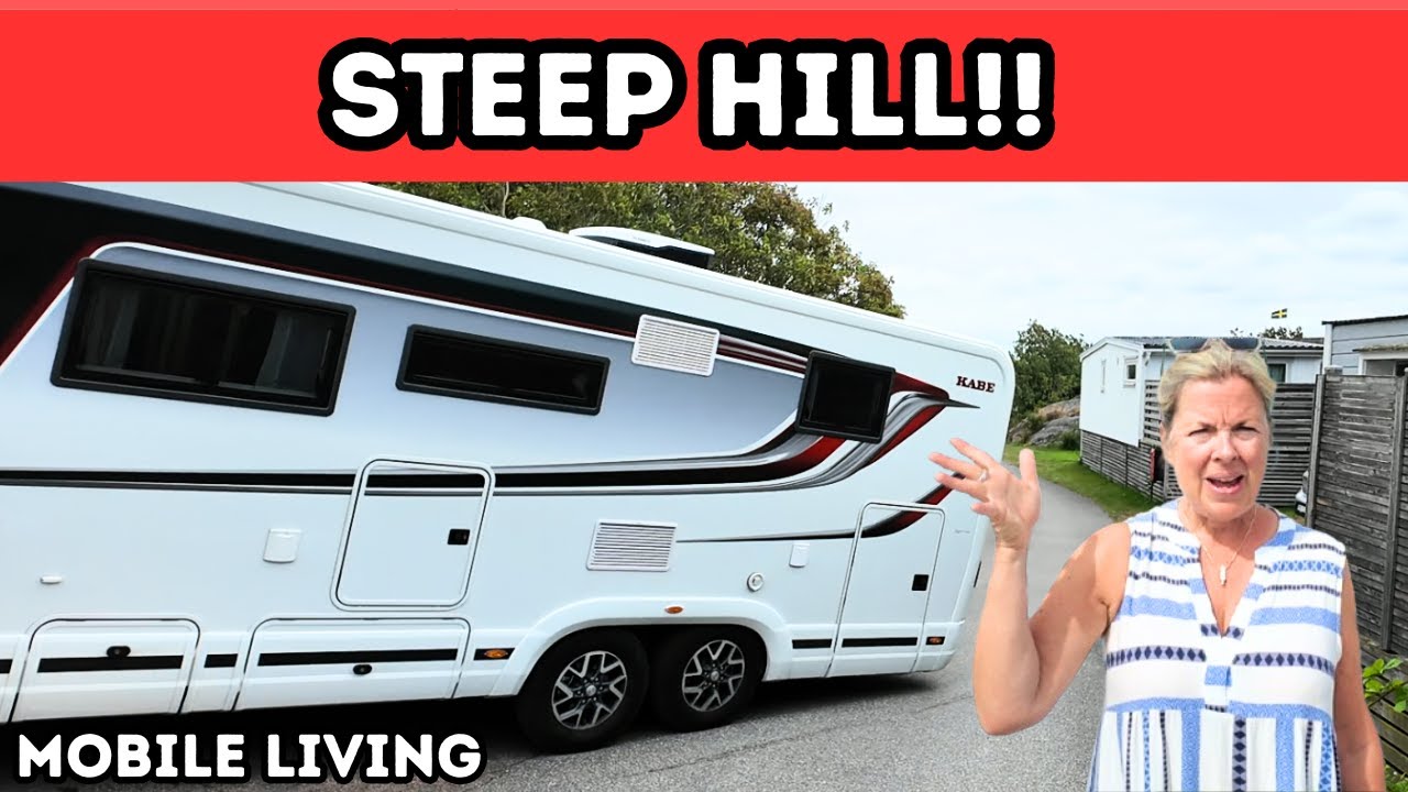 STEEP HILL - Will we make it up with our Motorhome? - Malmstedt Mobile Living