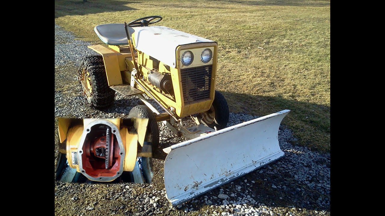 1967 Cub Cadet 123 Rear End Hy-Tran Fluid and Filter Change
