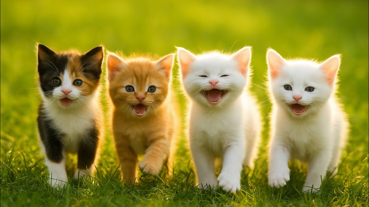 Adorable Baby Kittens Playing on Green Grass 🌿 | Cute Kitten Videos