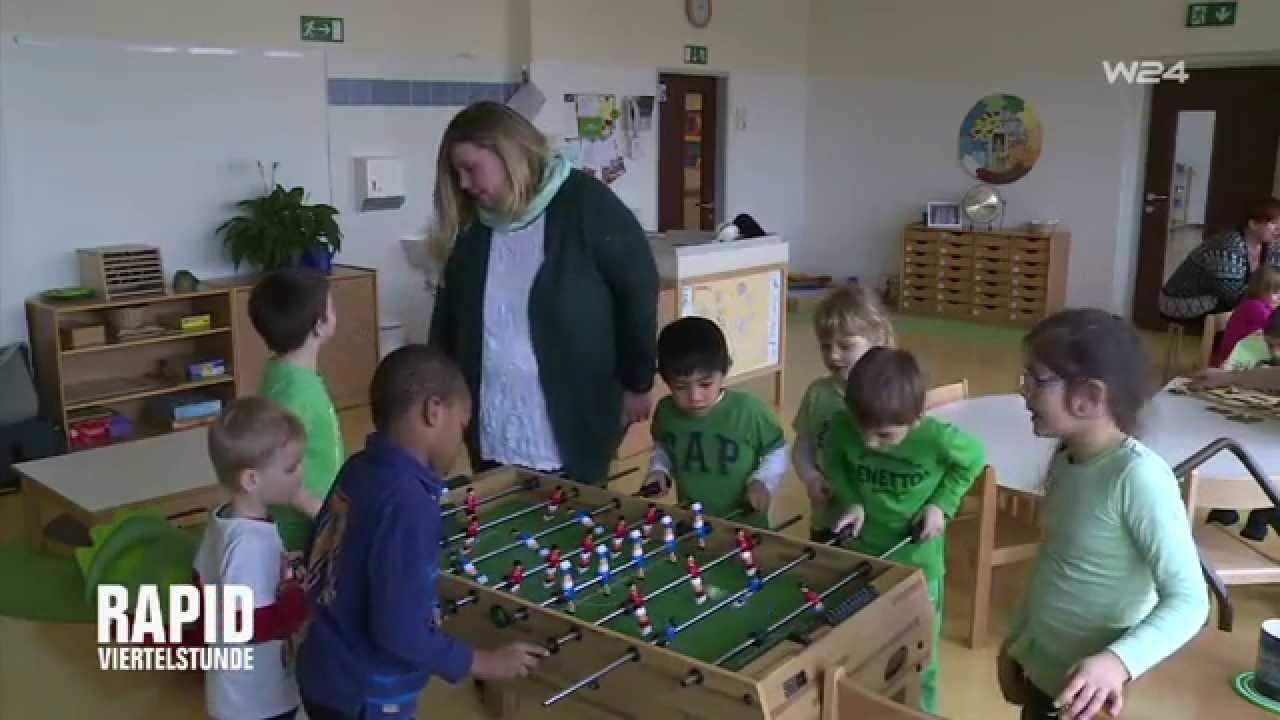 Christopher Dibon im grün-weißen Kindergarten
