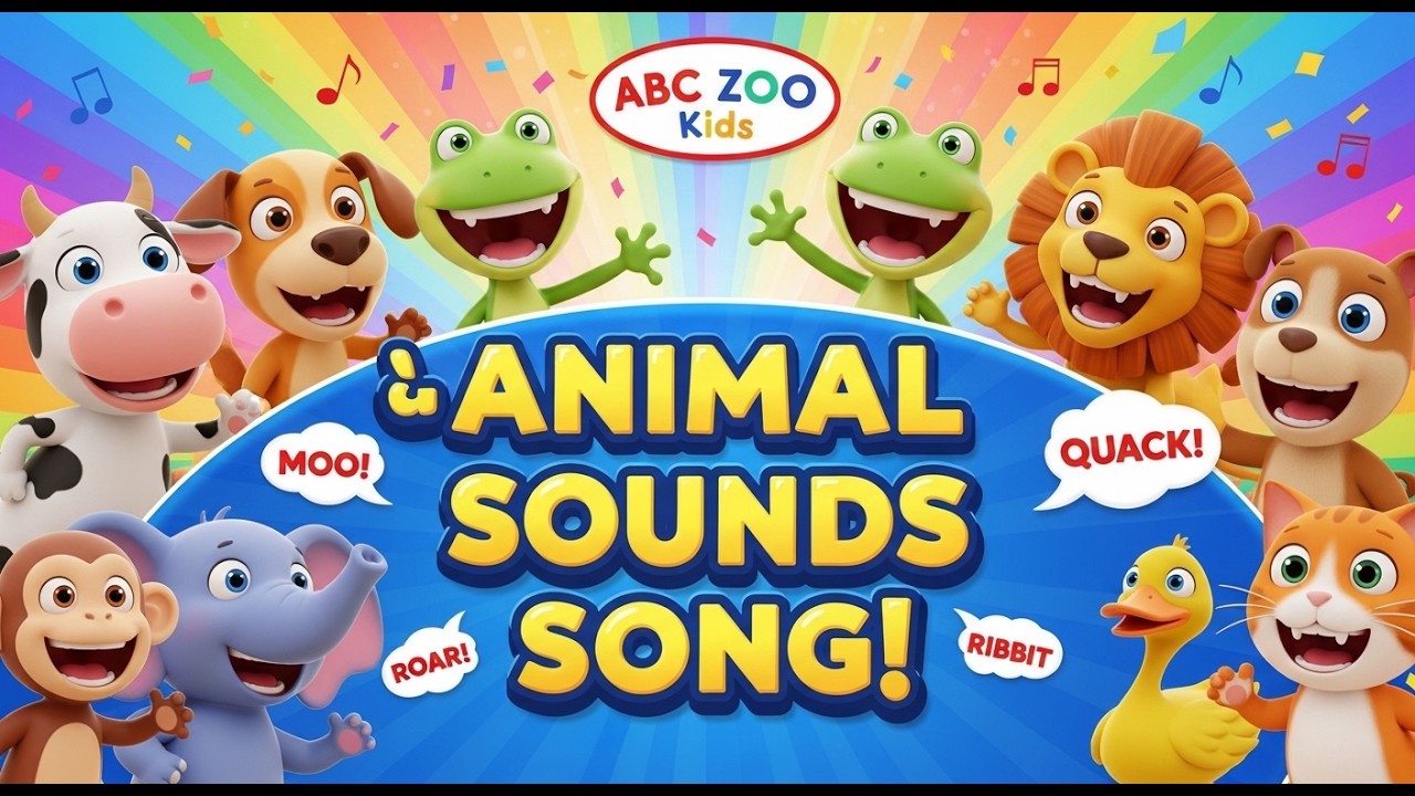 The Animal Sounds Song | ABC ZOO KIDS