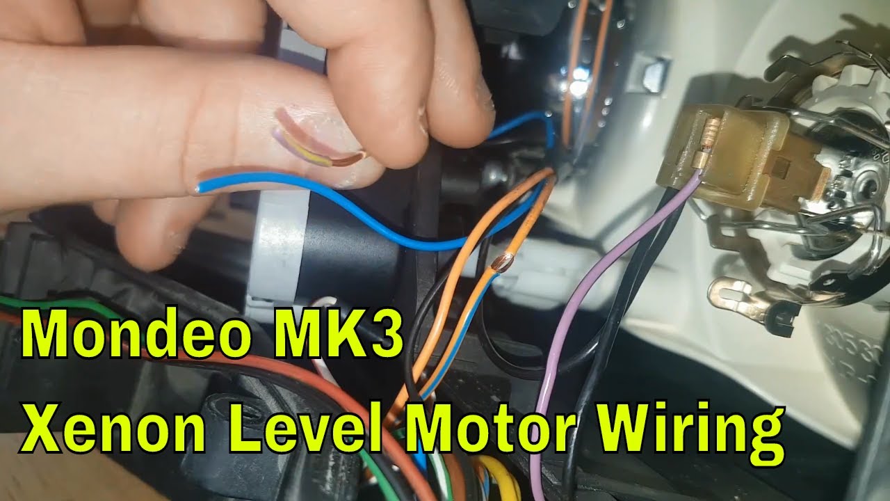 How to wire Xenon Leveling on Ford Mondeo mk3 (2001-2007)