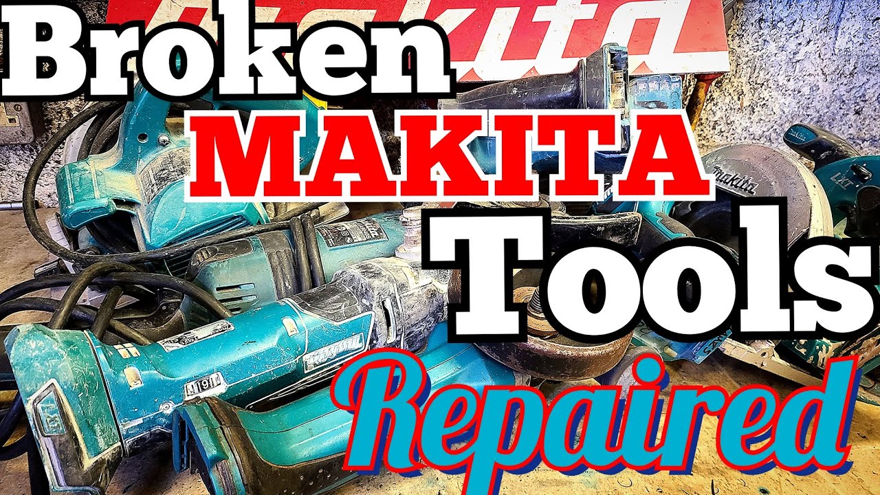 Another Makita Repairathon repairathon video. 7 broken Makita tools to be fixed.