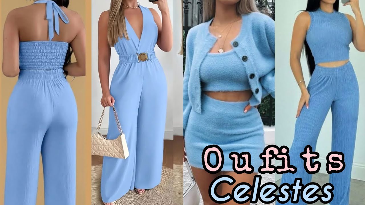 OUFITS COLOR CELESTE🩵🩵🩵