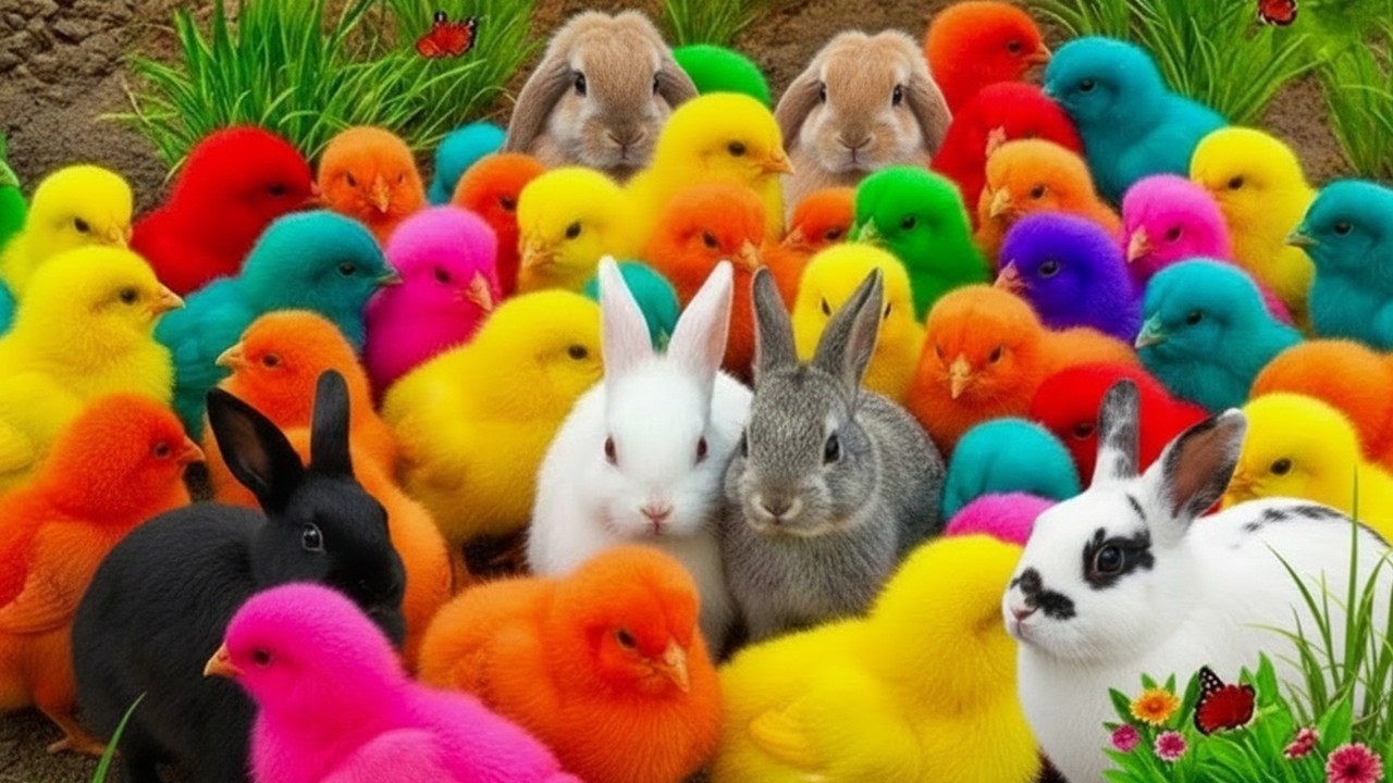 Ayam Warna Warni & Ayam Rainbow | Tangkap Ayam Lucu