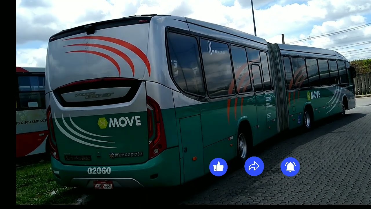 Ônibus em teste é movimento em outros lugares #onibusbrasil