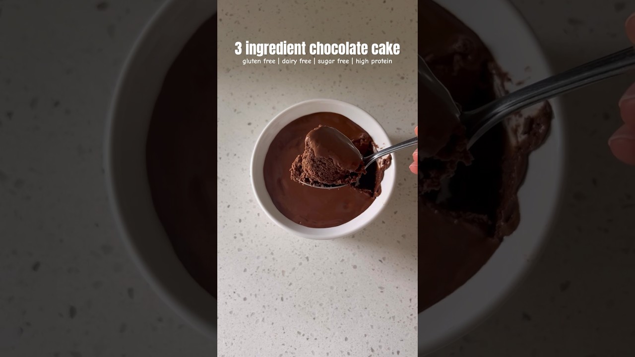 3 ingredient chocolate cake #shorts