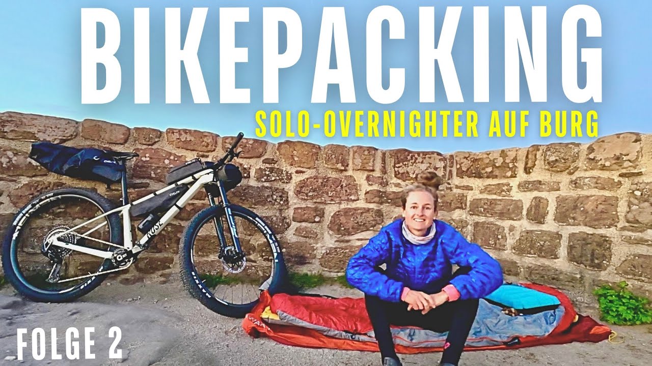 Bikepacking-Tour: Solo-Overnighter auf Burgruine! (Folge 2) #radsport #bikepacking