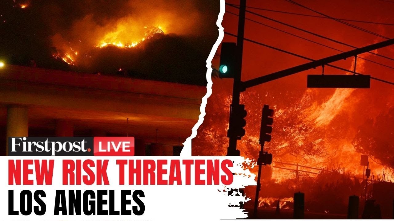 California Wildfire LIVE: Risk of Mudslides as Los Angeles WildFires Wreak Havoc | N18G