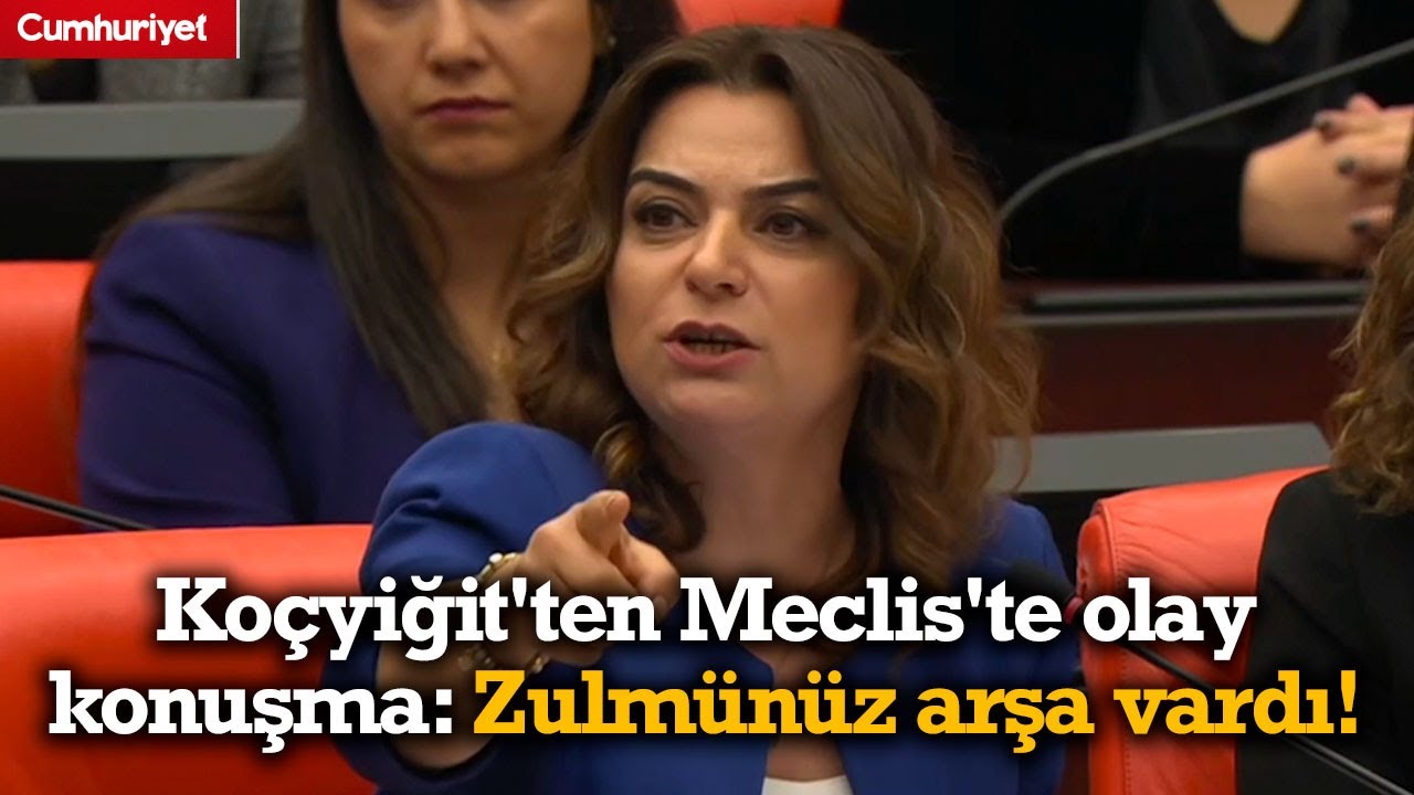 DEM Partili Koçyiğit'ten Meclis'te olay konuşma: Zulmünüz arşa vardı!