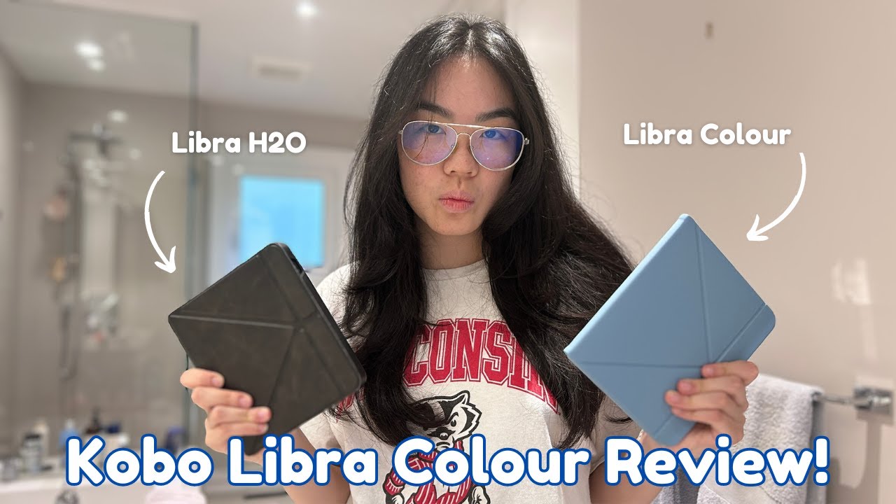 Kobo Libra Colour vs Libra H2O 📖 | Review + Reading Vlog