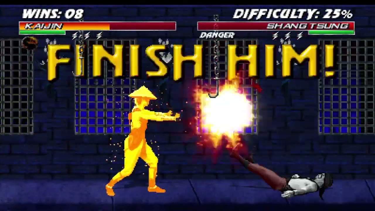 Mortal Kombat Project The Chosen One Kaijin Kung Lao Fire God Playthrough