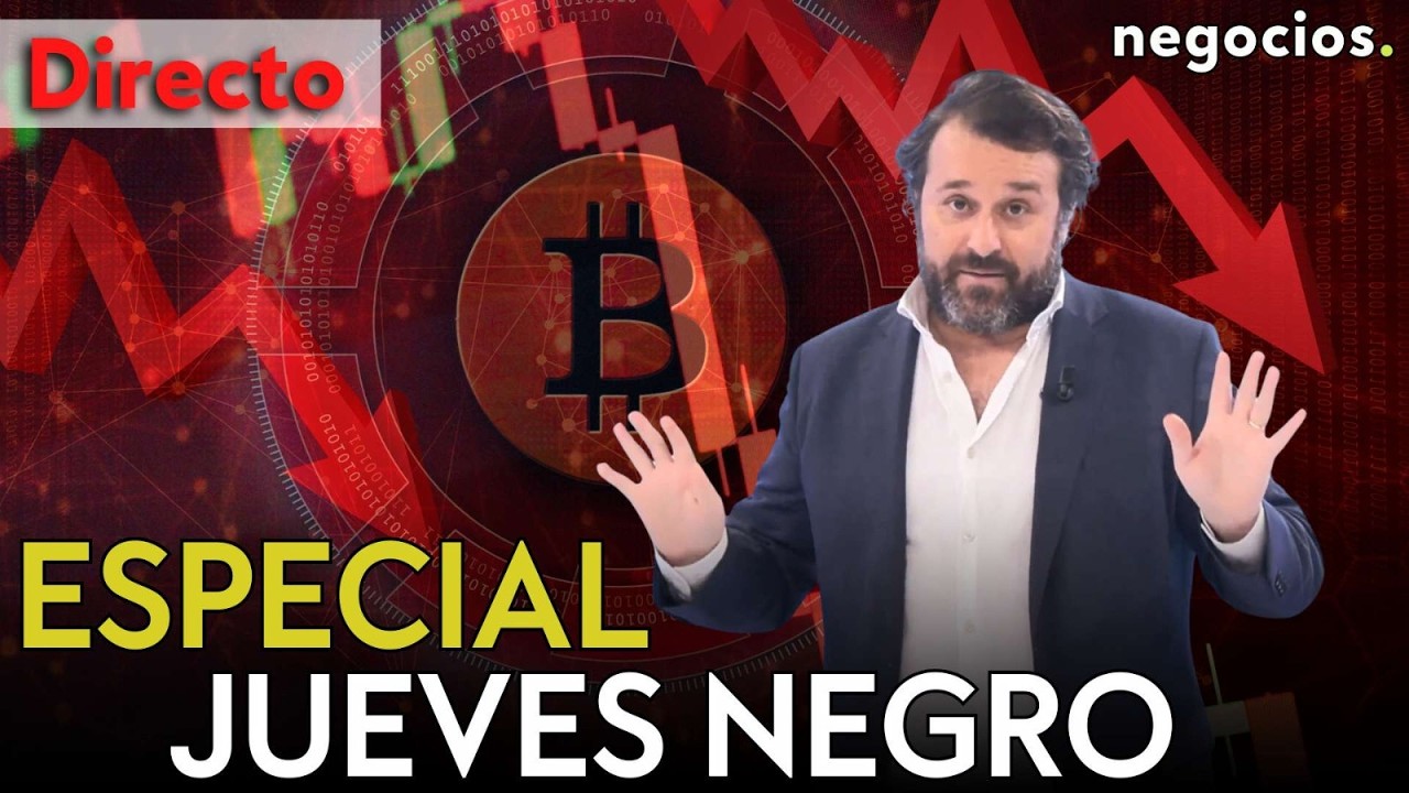 DIRECTO: Jueves negro en las bolsas: Caída histórica de Bitcoin y batacazo del empleo en EEUU