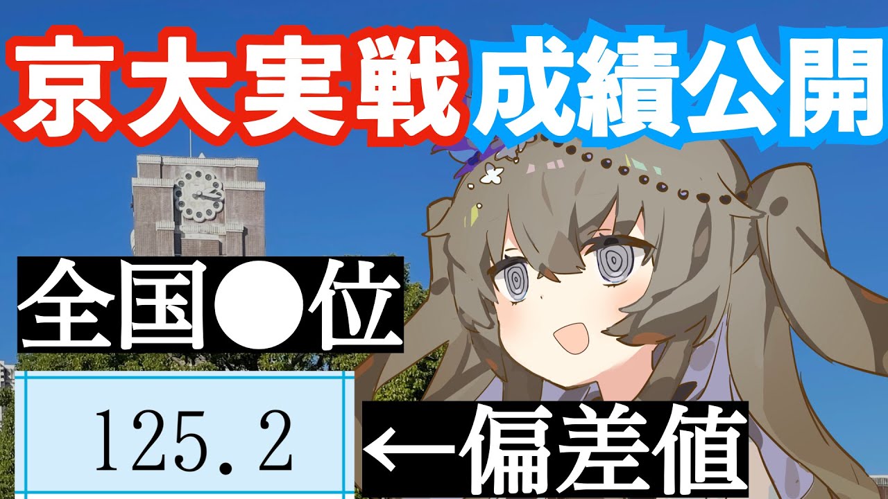 【全国●位！？】1浪京医志望、夏の模試成績公開！！　浪人/VOICEVOX/冥鳴ひまり　【VOICEVOX大学受験】