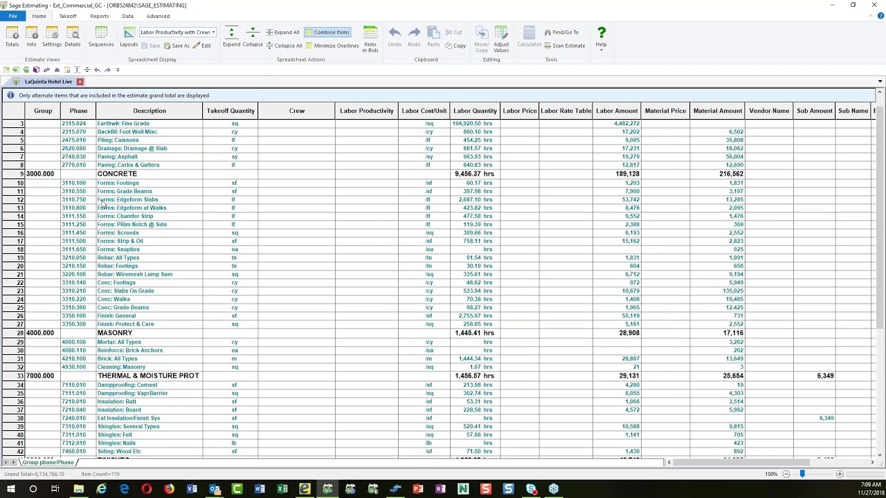 Handling Revisions in Sage Estimating